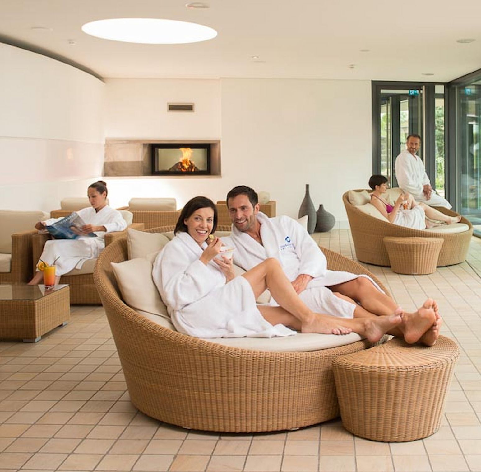 Kisssalis Kaminlounge Fernaufnahme