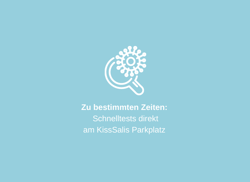 Kisssalis Schnelltests Parkplatz