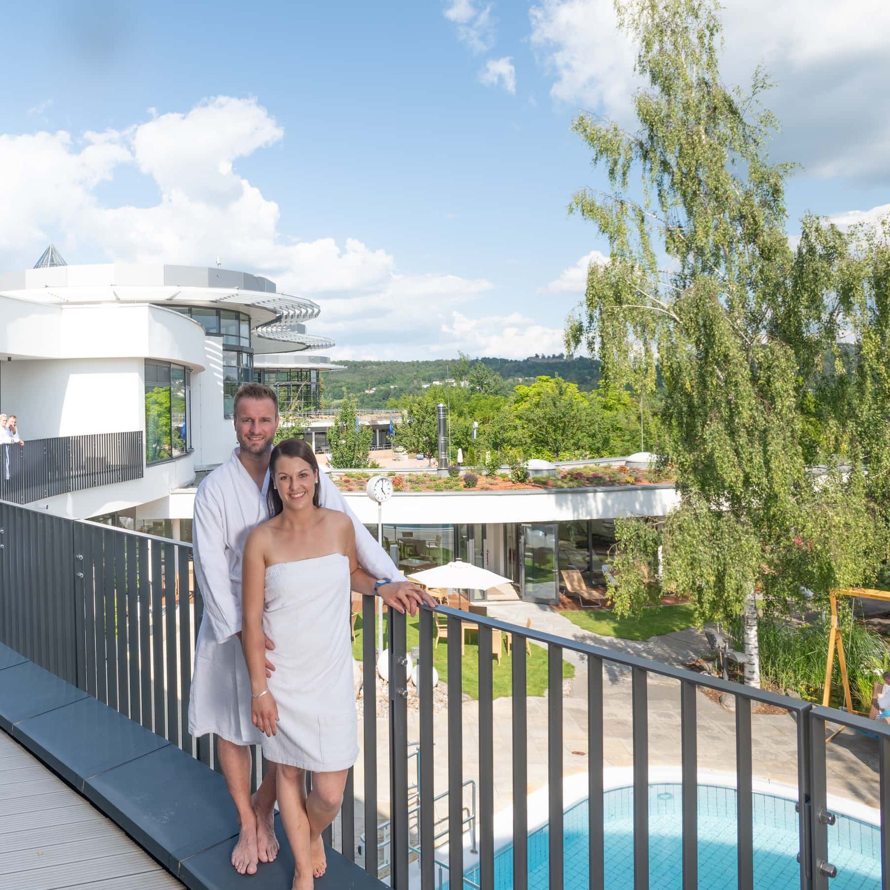 Kisssalis Sonnenterasse Paar